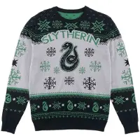 Harry Potter Pull de Noël de - Serpentard - S - XXL - pour Homme - multicolore - Taille XXL