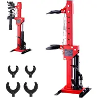 Vevor Kit Compresseur Ressort Amortisseur pour Voiture Force de Compression 1 T Course 320 mm Tendeur de Ressort Vérin Hydraulique 4,5 T Opération à Pied pour Démonter Ressorts de Suspension Auto SUV