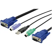 Digitus VGA - KVM switch - USB A male vers 2x VGA male - Pour DS-720xx, DS-231