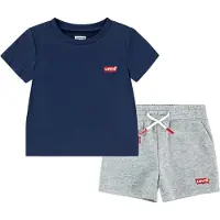 Levi's Kids Set bleu marine / gris chiné / rouge