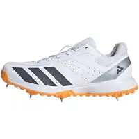 Adidas Chaussure de sport 'Howzat Spike' gris argenté / noir / blanc