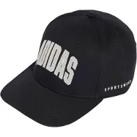 Adidas Casquette de sport 'Stadium' noir / blanc