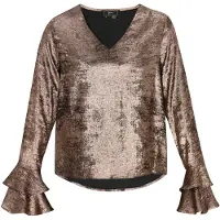 Faina Chemisier bronze
