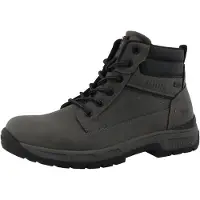 Mustang Bottines à lacets 'Mered' gris foncé / noir