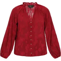 Faina Chemisier rouge