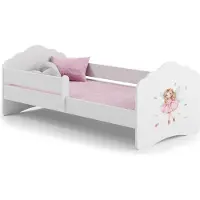 Viking Choice Lit enfant + matelas + barriere de securite 160x80
