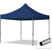 TOOLPORT 3x3 m Tonnelle pliante Acier, PES 750, bleu