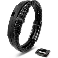 SERASAR Bracelet 'Shine' noir