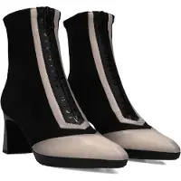 Hispanitas pour femme. BHI254186 Bottines en cuir Soho noir (41), 5 à 8 cm, Fermeture éclair, Casuel