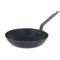 De Buyer Poêle tôle 24 cm - - 5020.24 - coupe lyonnaise