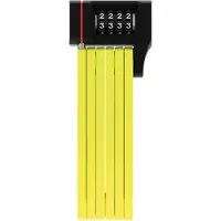 ABUS Antivol pliable à code Bordo 5700C/80 cm Jaune + support SH