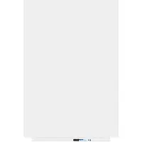 Rocada Tableau blanc SKIN COLOUR, sans cadre, modulaire, format vertical/transversal, magnétique, tablette, L 750 x H 1150 mm, acier laqué, blanc de sécurité RAL 9003