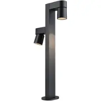 Paulmann Luminaire Extérieur , Kimu, Noir, Aluminium, Moderne