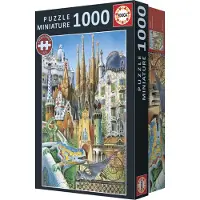 Educa Puzzle Gaudí, Collage - 1000 pièces