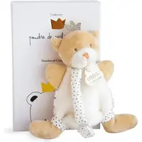 Doudou Gift Set Bear With Pacifier jouet avec clip 1 pcs