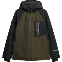 Superdry pour homme. MS110179A Veste de ski Freestyle Core green (XL), Sport, Vert, Neige, Polister recyclé, Durable