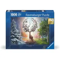 Ravensburger Puzzle Cerf fantastique au fil des saisons 1000 pièces