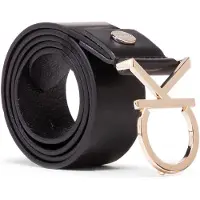 Calvin Klein Logo Belt Noir 80 cm Femme