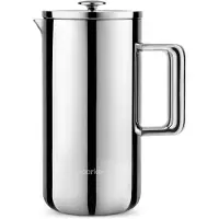 AARKE Cafetiere a piston en acier inoxydable