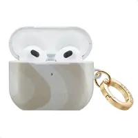Selencia Étui Vivid pour les Apple AirPods 3 - Beige Desert Waves