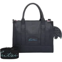 Fritzi aus Preußen sac à épaule bandoulière sac à main Eco Square Crossbody Bag Blue bleu marine