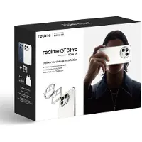 Realme Pack Smartphone GT8 Pro 5G Double nano SIM 512 Go 6.79" Diary White + Kit déco Blanc + Chargeur 120 W Blanc + Ecouteurs Buds Clip Noir