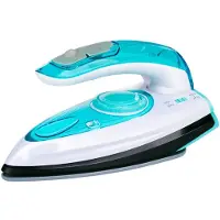 Alpina Fer à repasser de voyage SL-9990B2 - Fer à repasser double tension avec jet de vapeur - Fer à repasser compact et pliable pour le voyage - 750-1200 W
