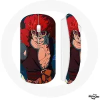 MANIACASE Souris sans fil - Eustass Kid - One Piece - Rouge - Clé USB wifi incluse - Compatible Mac et PC