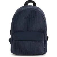 BOSS Sac à dos avec empiècements en velours côtelé et logo brodé pour enfant