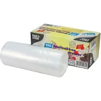 Papstar Poches à douille LDPE, transparentes, 0,4 l, paquet de 100