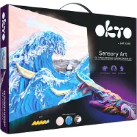 Okto Sensoty Art Set d'art La Grande Vague au Large de Kanagawa 30x40 Cm