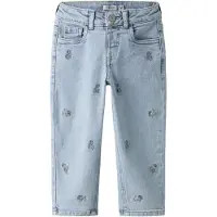 Name It Mini Jean 'NMFBella' bleu denim / vert clair / lavande