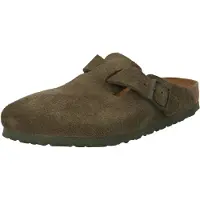 Birkenstock Mule 'Boston' vert foncé