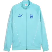 Puma Olympique Marseille King Anthem Full Zip Sweatshirt Bleu M Homme