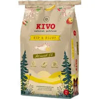 Kivo Petfood Poulet et Riz Blé sans Gluten - 14 kg