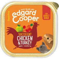 Edgard & Cooper Adult - Poulet et dinde - 11 x 150 g
