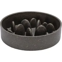Designed By Lotte 800 ml, Ø17x 4,5 cm écuelle antiglouton pour chien en bambou