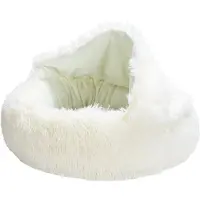 Beeztees lit pour chien Lit pour chiot Kiki crème 50 x 50 x 15 cm