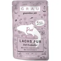 Grau Adulte Pure Nourriture pour chats - Saumon - Sachet - 16 x 125 g