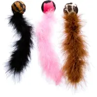Kong 3x Cat Wild Tails (Balle pour chat)
