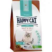 Happy Cat Sensitive Hair &amp; Skin 4 kg soin de la peau et du pelage