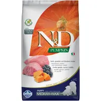 Farmina 2, 5kg Puppy Med/Maxi Lamm, Kürb & Heidelbeere