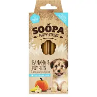 Soopa Puppy Sticks à la banane et citrouille pour chiots (100 g)