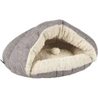 Flamingo Coussin Igloo Zupo gris pour chat