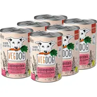 Vegdog Sensibelchen No1 Croquettes pour chiens - en boîte - 6 x 400 g
