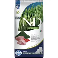 Farmina N&amp;D Spirulina Puppy Medium&amp;Maxi Lamb &amp; Wolfberry - 7 kg - pour chiots de moyennes et grandes races avec agneau, spiruline &amp; baies de Goji