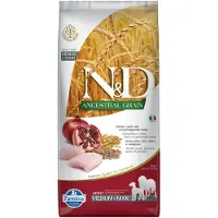 Farmina N&D Ancestral Grain dog Adult Medium & Maxi Chicken & pomegranate 2 x 12 kg Poulet et grenade