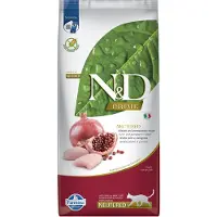 Farmina N&amp;D Prime Adult Cat Neutered Chicken&amp;Pomegranate - Poulet et grenades pour chats adultes castrés - 10 kg