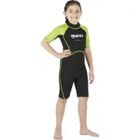 Mares Combinaison de Plongée -AQZ Junior -Mante - Noir/Vert - - 10-11 ans (140-146) - Combinaison de Plongée