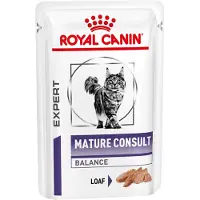 Royal Canin VHN Cat Mature Consult Balance Loaf 24x85g nourriture humide pour les chats âgés de plus de 7 ans